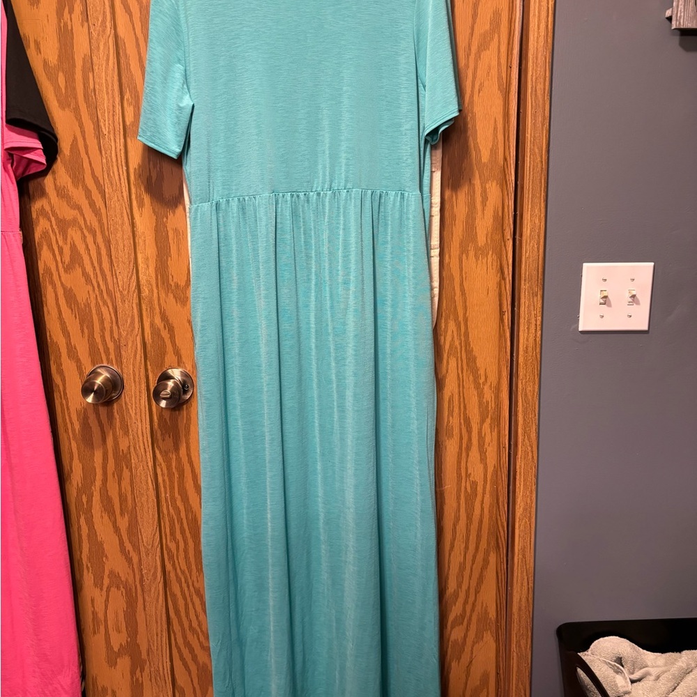 Teal Maxi Dress